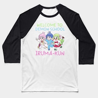 Mairimashita_Iruma_Manga_Anime_Demon School_Iruma Suzuki Baseball T-Shirt